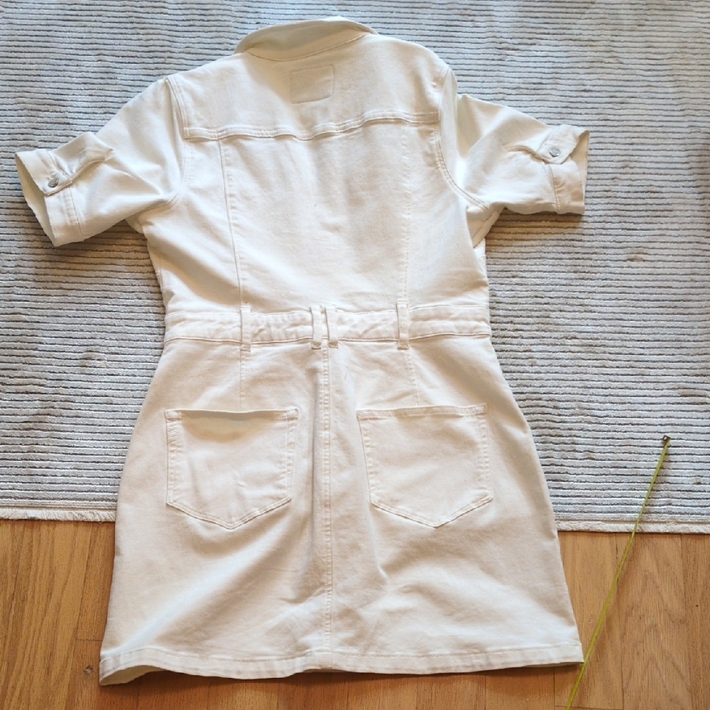 PAIGE Ivory Short Sleeve Dress - Picture 6 of 6